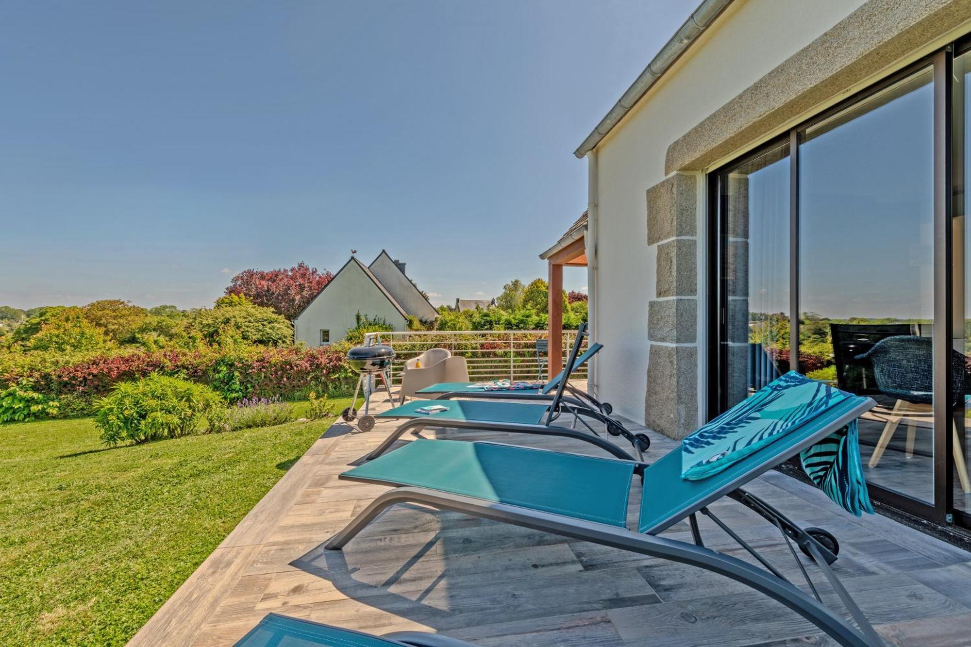 Villa - Vue Mer - 800M De La Plage Locquirec Buitenkant foto